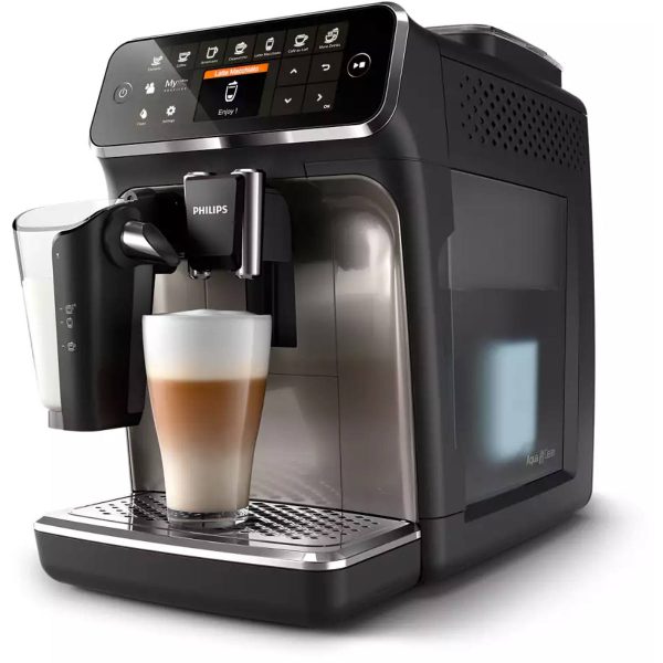 Philips 4300 LatteGo Super Automatic Espresso, Cappuccino, & Latte Macchiato Machine EP4347/94 - Image 3